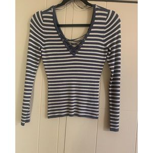 Guess Striped Sweater Top